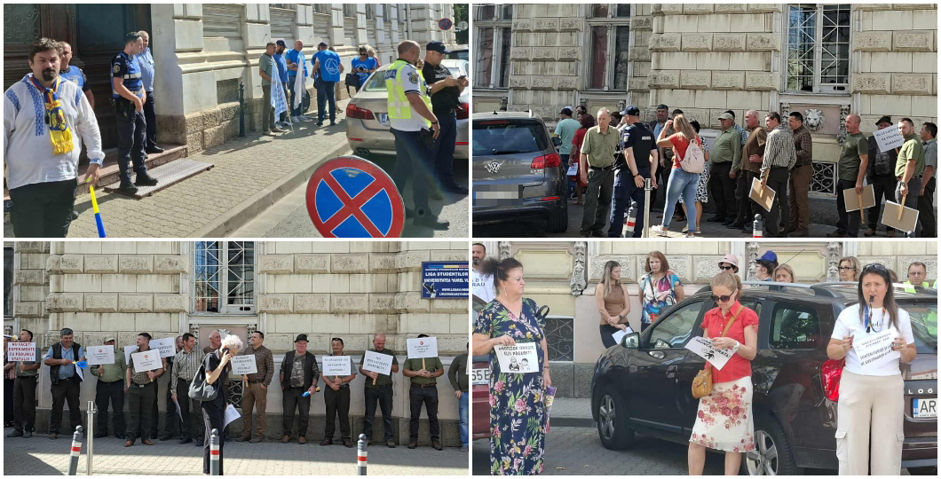 Nou protest comun la Arad. Patru mari sindicate se opun măsurilor guvernului