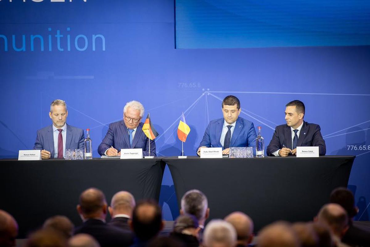 România va reîncepe producția de pulbere de muniție printr-o colaborare cu Rheinmetall. Radu Miruță: „Nu am putut accepta condiții mai puțin avantajoase decât avem azi pentru România”