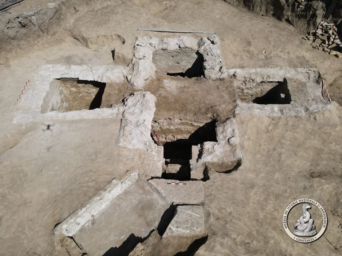 Descoperire unicat în Dobrogea: un nou complex funerar tip hipogeu, scos la iveală de arheologi