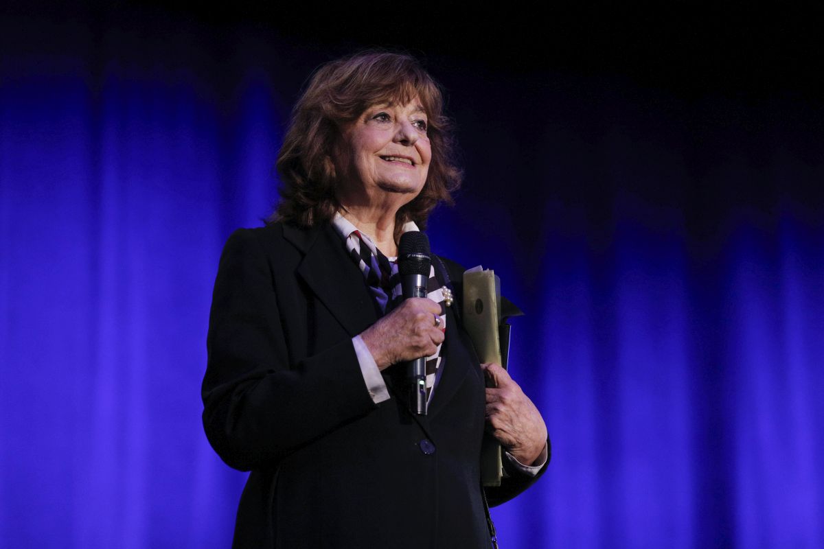 BUCURESTI - SALA DALLES - CONFERINTA - 15 APR 2025 Scriitoarea Ana Blandiana și teologul Wilhelm Dancă, aleși membri titulari ai Academiei Române