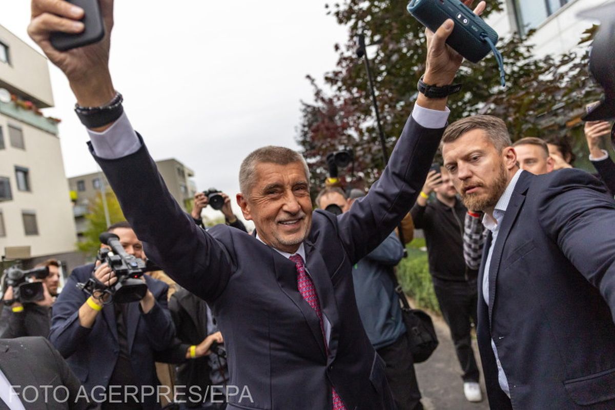 ANO, partidul populistului de dreapta Andrej Babiš, a câștigat alegerile parlamentare în Cehia cu 35%