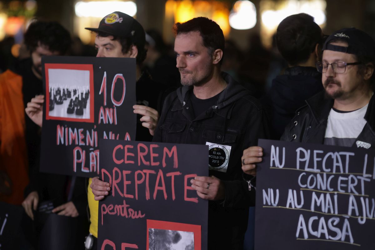 BUCURESTI - COLECTIV 10 ANI - MARS - 30 OCT 2025 Sute de persoane, la marșul în memoria victimelor de la Colectiv, la 10 ani de tragedie