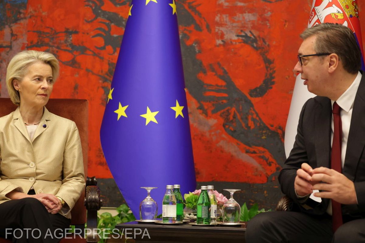 Președinta Comisiei Europene cere Serbiei progrese pe statul de drept și aliniere la politica externă comună UE