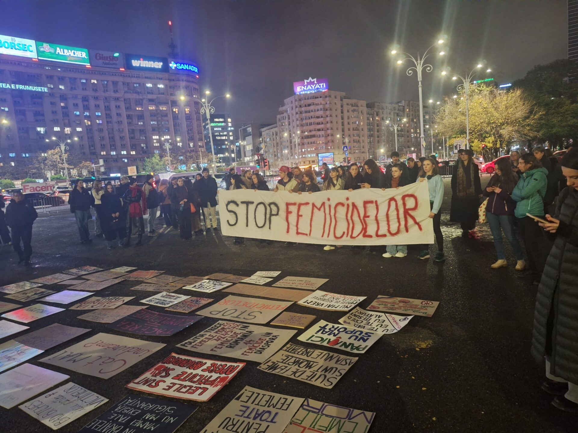 „Nu suntem în siguranță”. Protest la București după crima din Telorman. Acuzații de eșec sistemic aduse autorităților