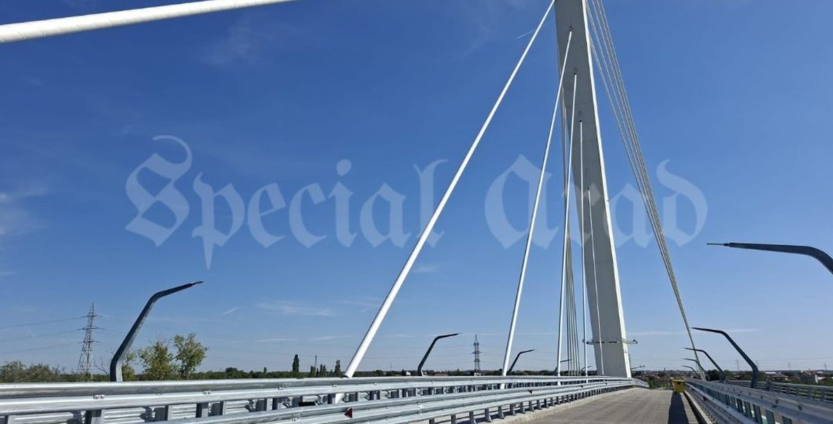 Primarul Aradului anunță că podul hobanat a trecut cu succes testele de încercare