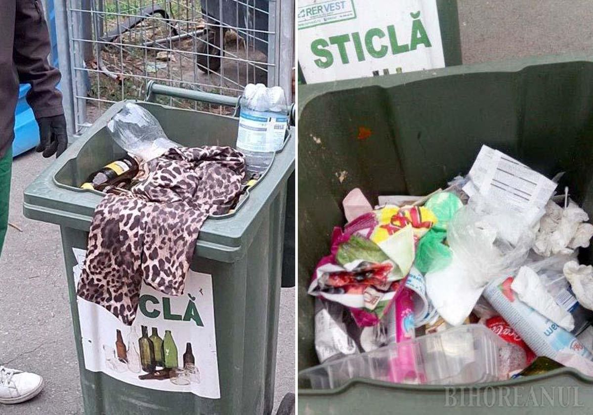 Orădenii care nu colectează separat deșeurile vor fi penalizați