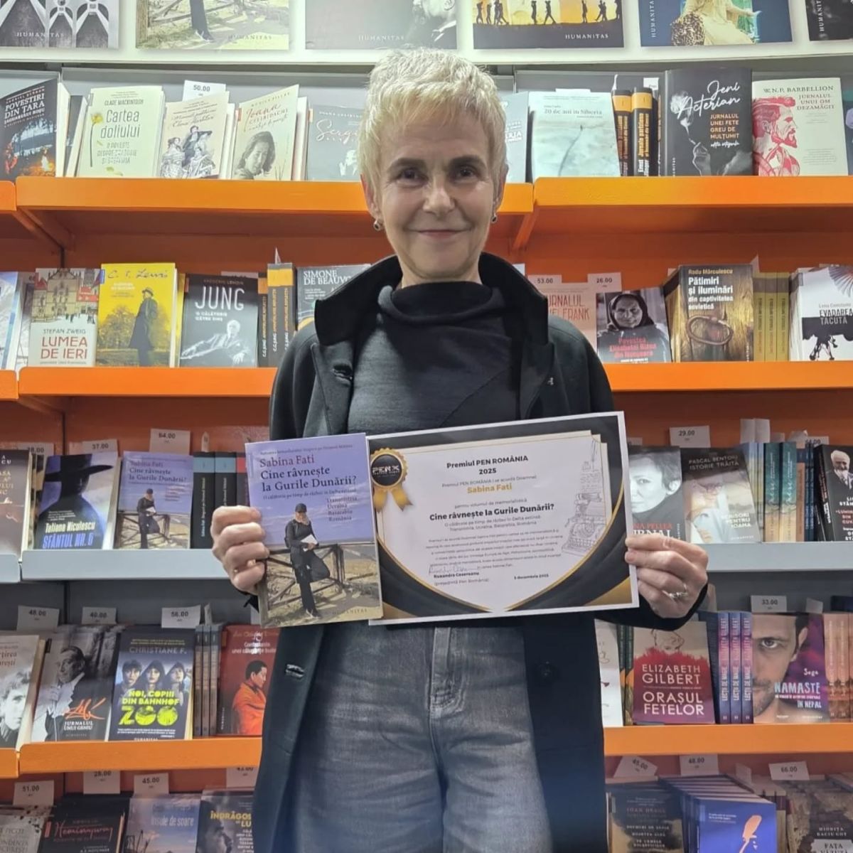 Jurnalista și scriitoarea Sabina Fati este câștigătoarea Premiului PEN România 2025
