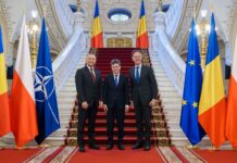Secretarul general al NATO, întâmpinat la Palatul Cotroceni de președinții României și Poloniei